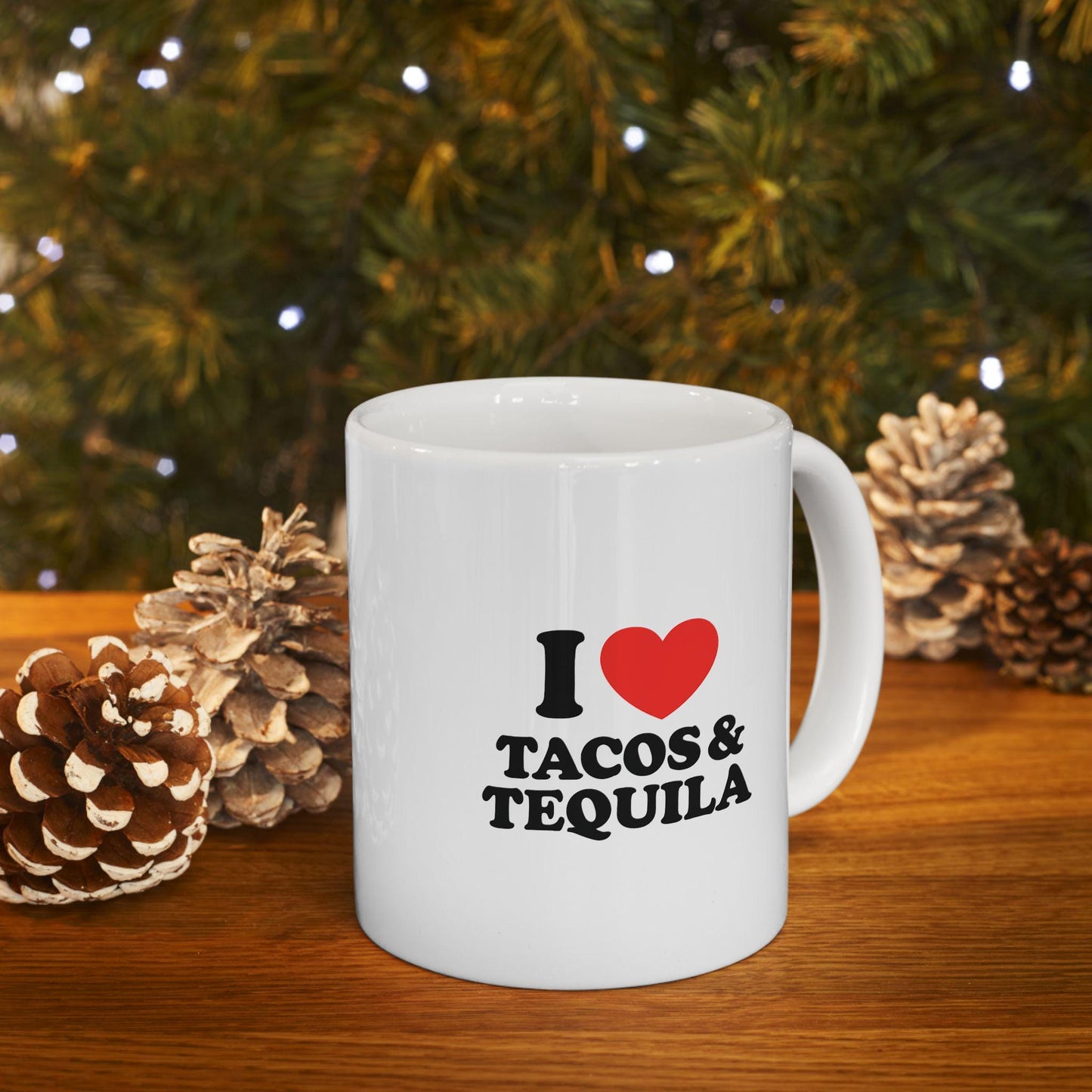 Tacos and Tequila Mug – Funny Coffee Cup for Foodies, Taco Tuesday, Margarita Lovers & Cinco de Mayo Gifts