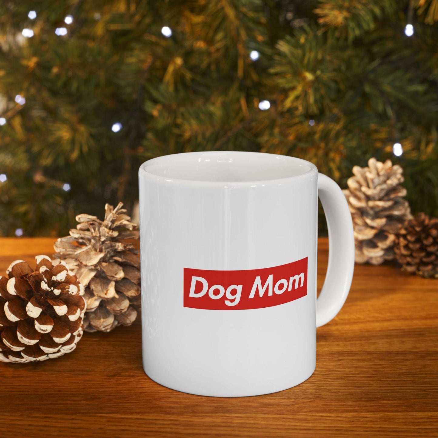 Dog Mom Mug – Minimalist Coffee Cup for Proud Pet Parents