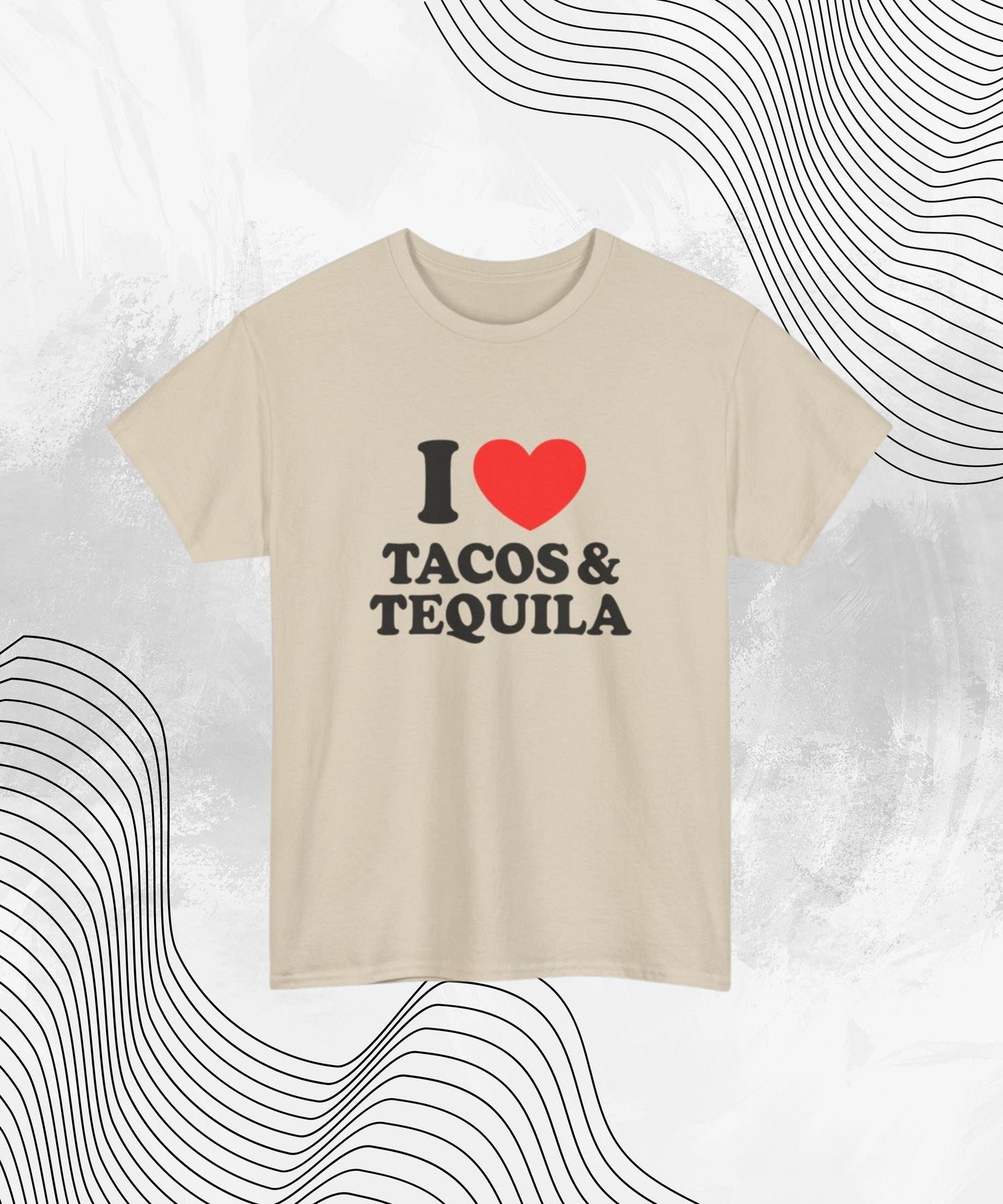 I Love Tacos & Tequila T-Shirt – Funny Food & Drink Tee for Party People