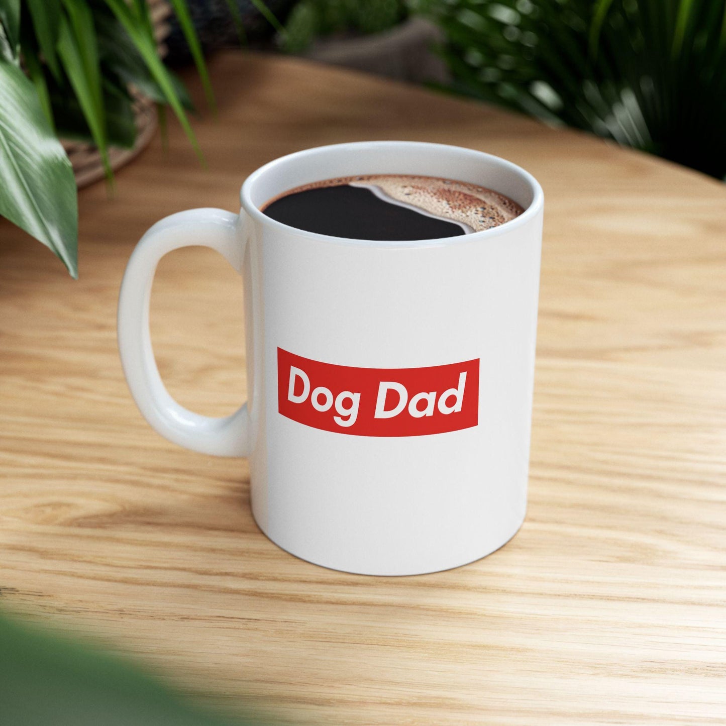 Dog Dad Mug – Funny Minimalist Coffee Cup for Pet Lovers & Dog Dads