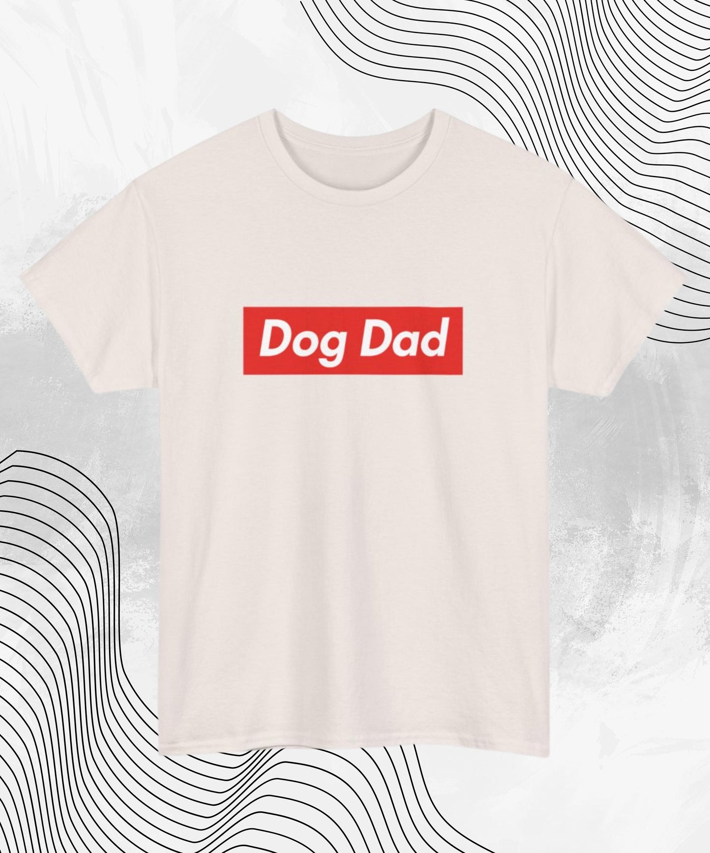 Dog Dad T-Shirt Streetwear Parody Tee Funny Dog Lover Gift Casual Urban Style Shirt