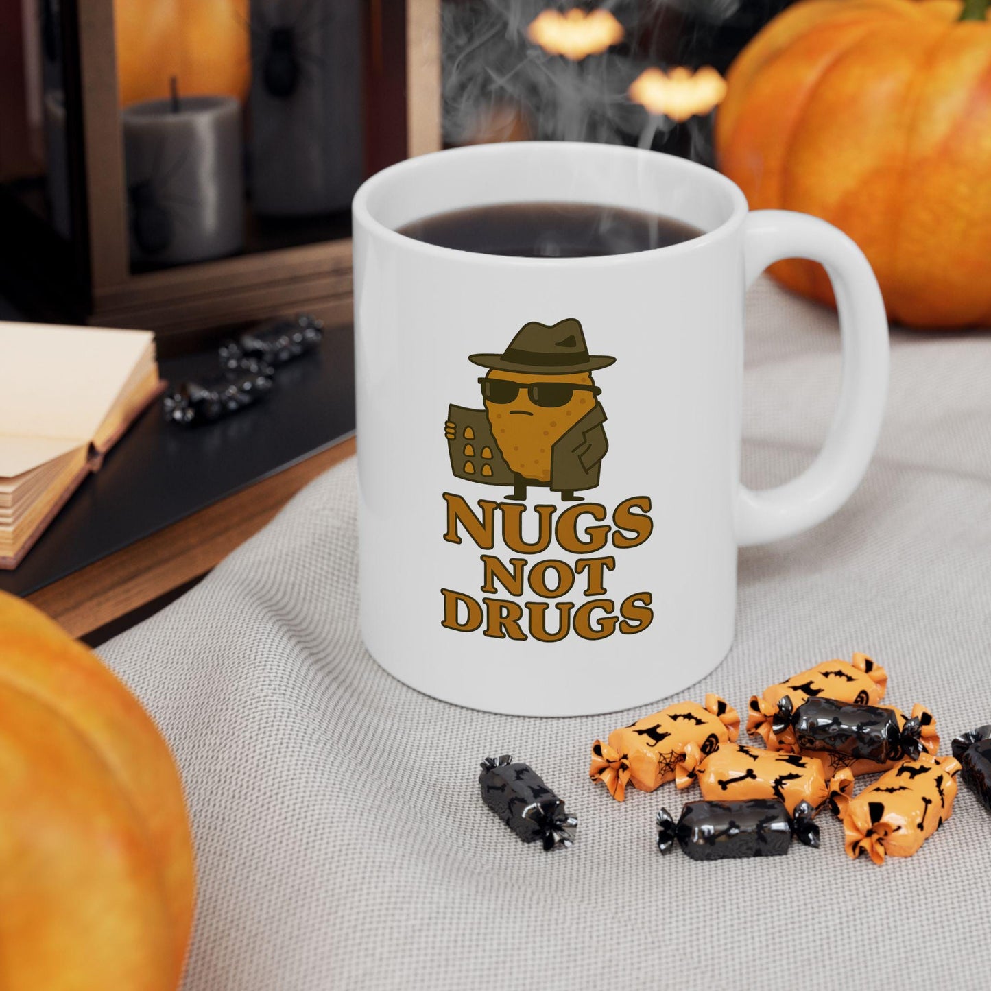 Nugs Not Drugs Mug – Funny Chicken Nugget Meme Coffee Cup
