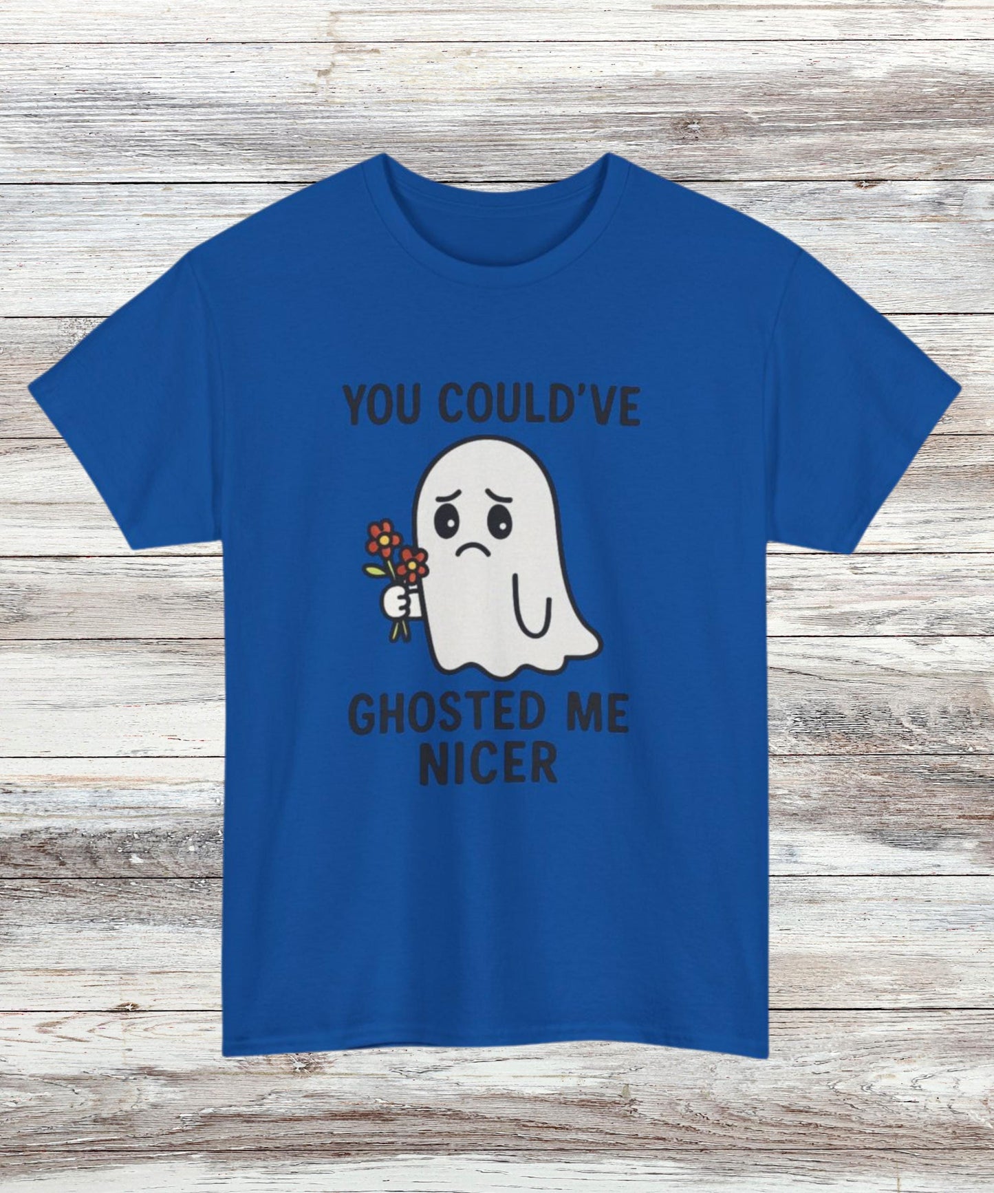 Could've Ghosted Me Nicer T-Shirt - Funny Sarcastic Graphic Tee for Men & Women, Casual Cotton Top, Novelty Gift Shirt