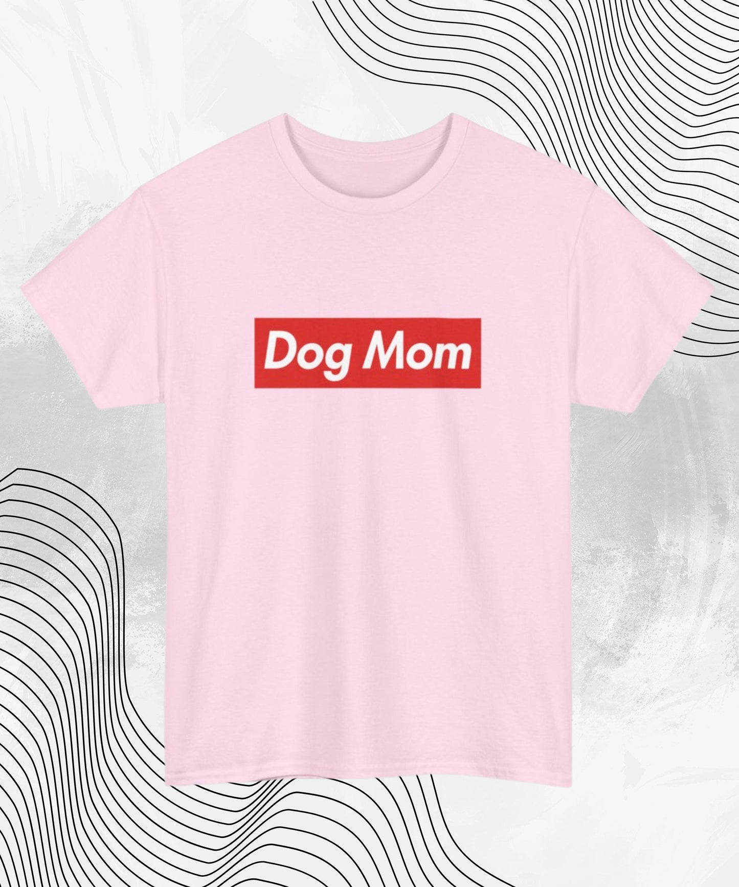 Dog Mom T-Shirt – Minimalist Pet Lover Tee for Proud Dog Moms