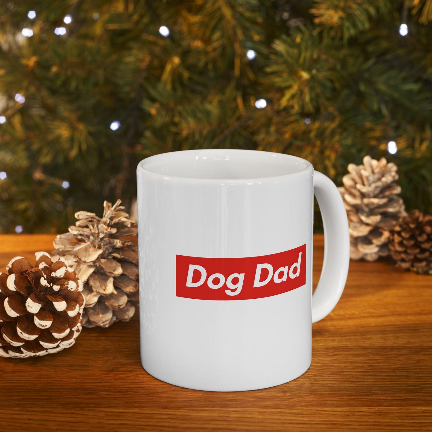 Dog Dad Mug – Funny Minimalist Coffee Cup for Pet Lovers & Dog Dads