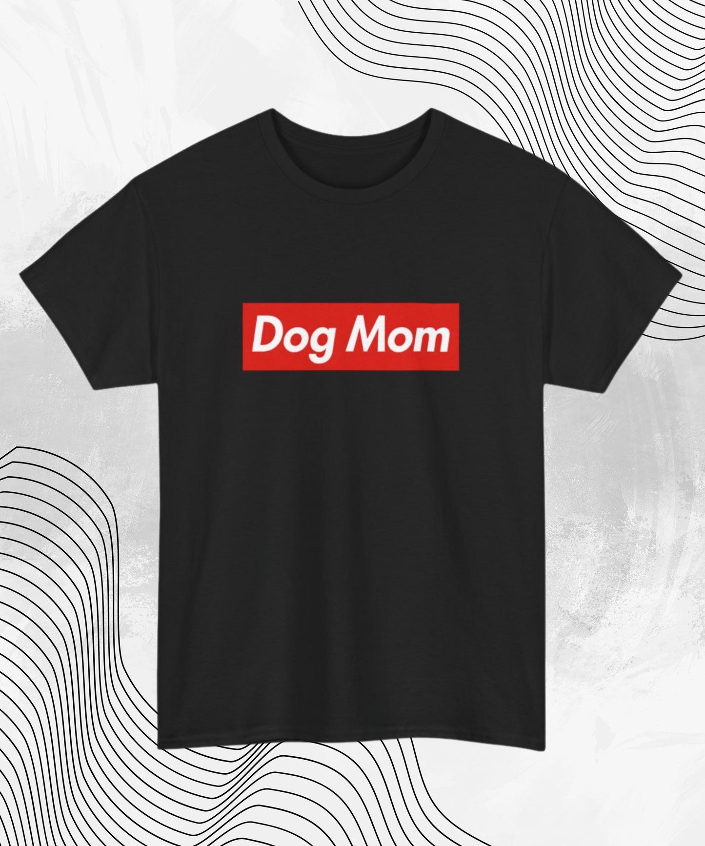 Dog Mom T-Shirt – Minimalist Pet Lover Tee for Proud Dog Moms
