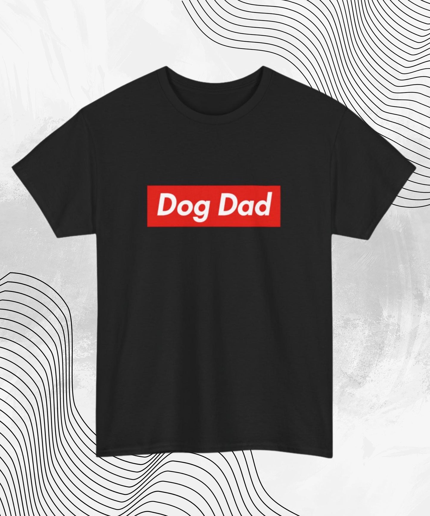Dog Dad T-Shirt Streetwear Parody Tee Funny Dog Lover Gift Casual Urban Style Shirt