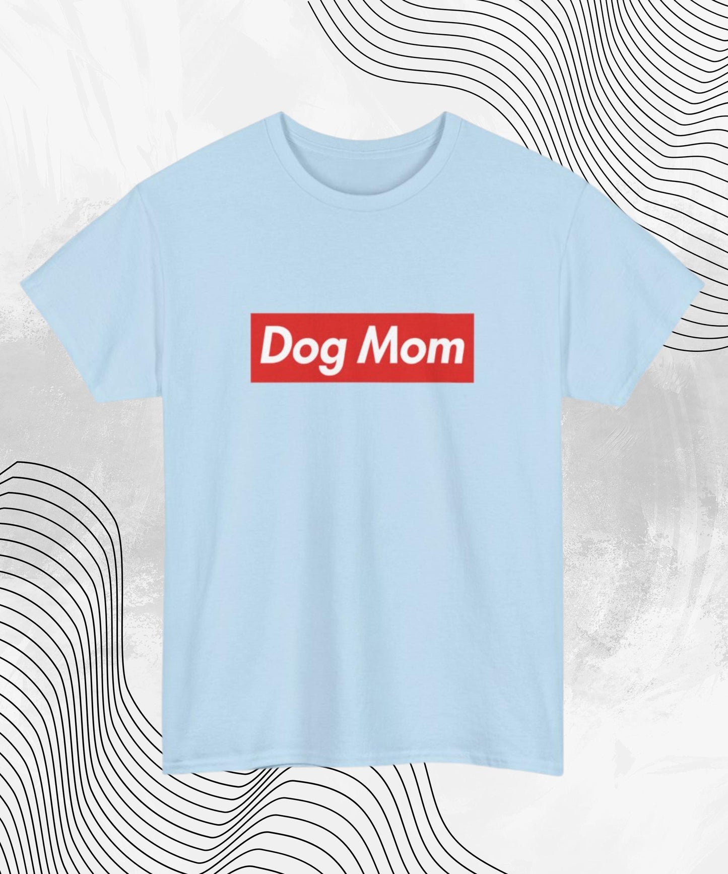 Dog Mom T-Shirt – Minimalist Pet Lover Tee for Proud Dog Moms