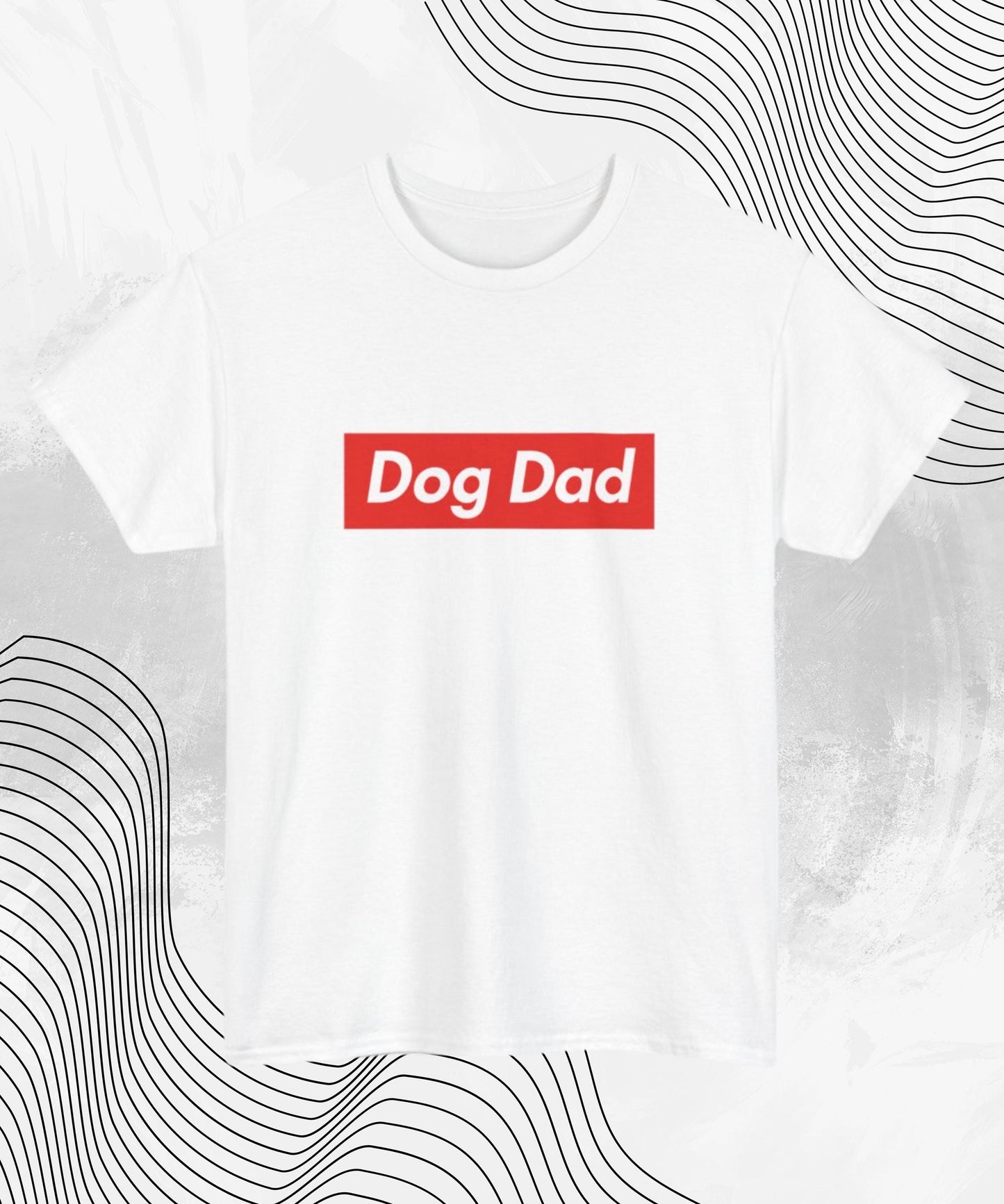 Dog Dad T-Shirt Streetwear Parody Tee Funny Dog Lover Gift Casual Urban Style Shirt