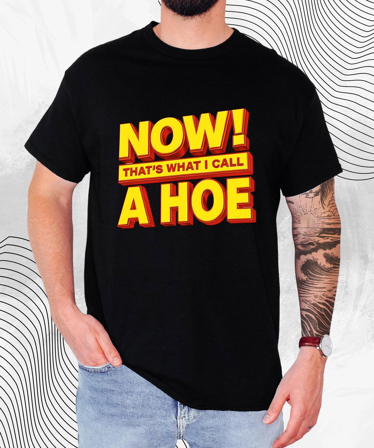 Funny Y2K T-Shirt Now That’s What I Call A Hoe Graphic Tee, Casual Humor Shirt, Gift for Friends, Trendy Streetwear Top