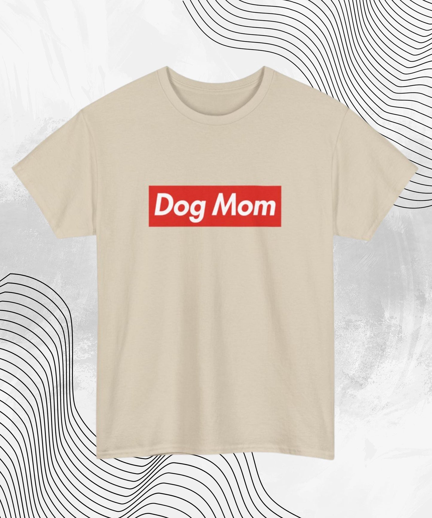 Dog Mom T-Shirt – Minimalist Pet Lover Tee for Proud Dog Moms