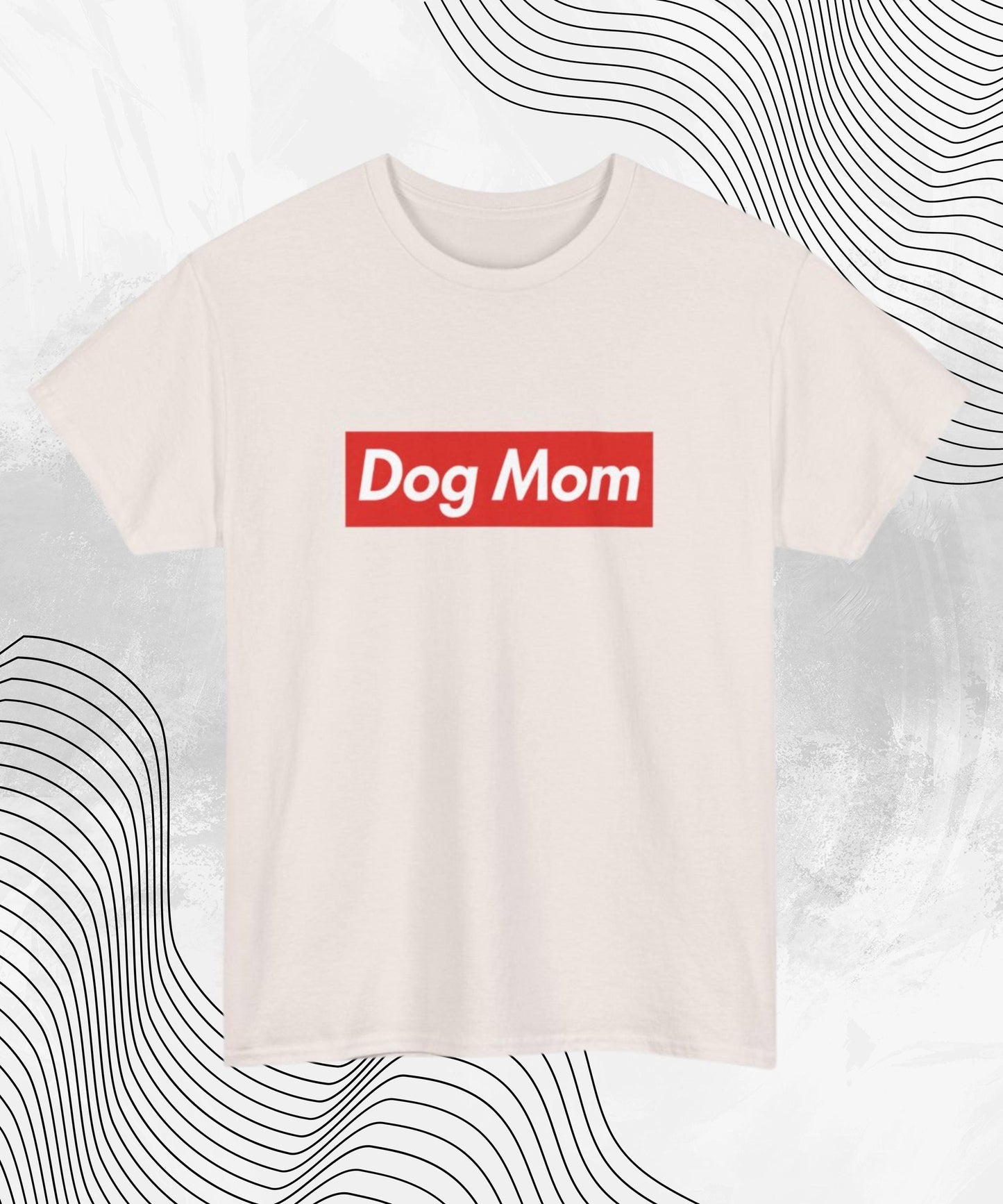 Dog Mom T-Shirt – Minimalist Pet Lover Tee for Proud Dog Moms