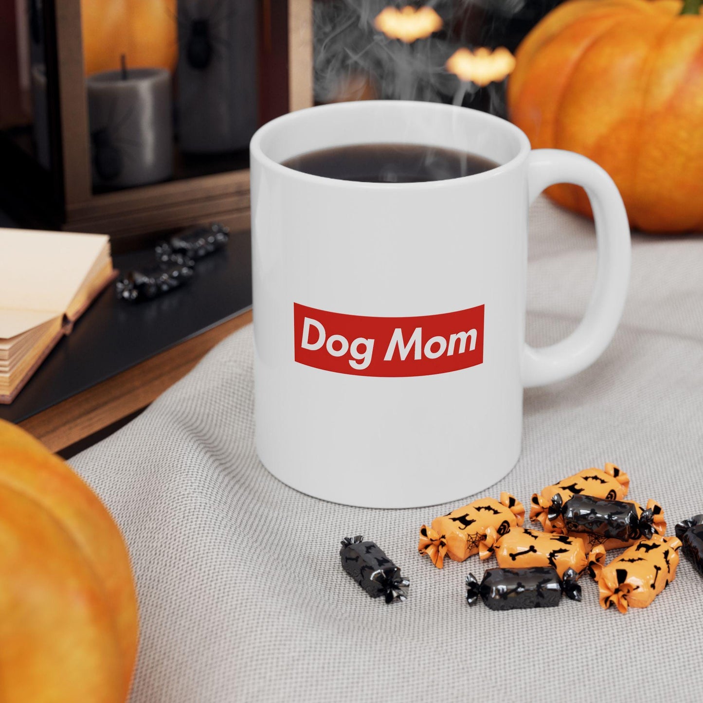 Dog Mom Mug – Minimalist Coffee Cup for Proud Pet Parents