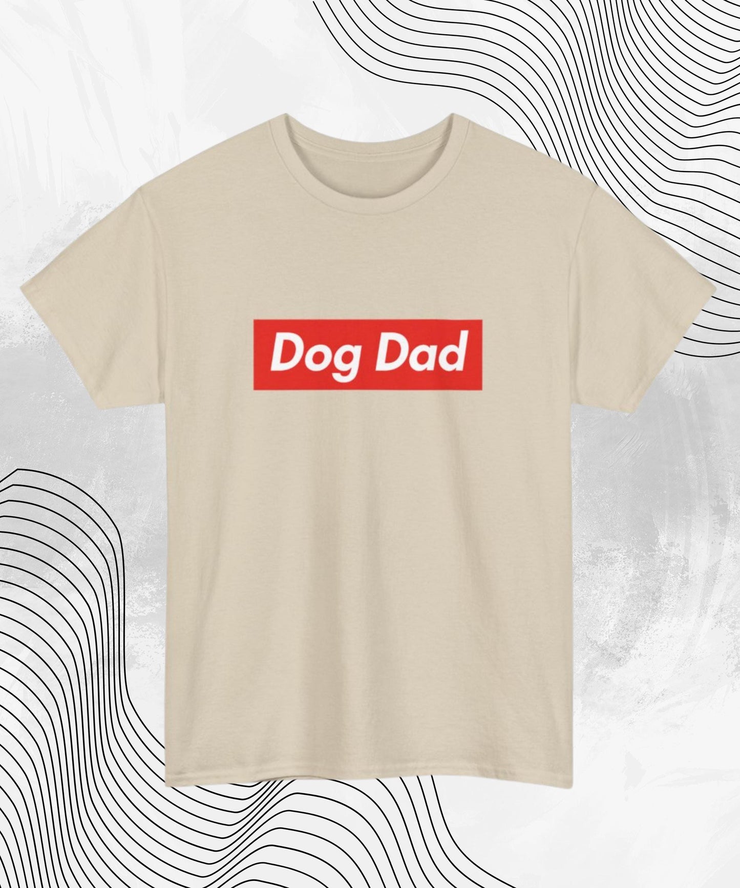 Dog Dad T-Shirt Streetwear Parody Tee Funny Dog Lover Gift Casual Urban Style Shirt